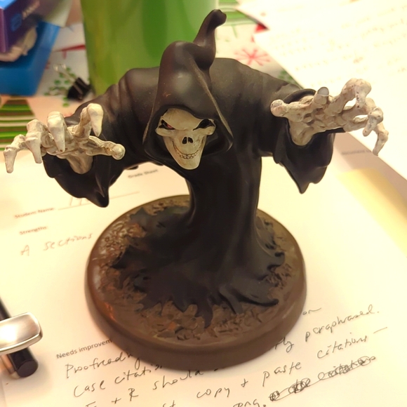SPIRIT HALLOWEEN Jack the Reaper statue in box - Picture 4 of 7